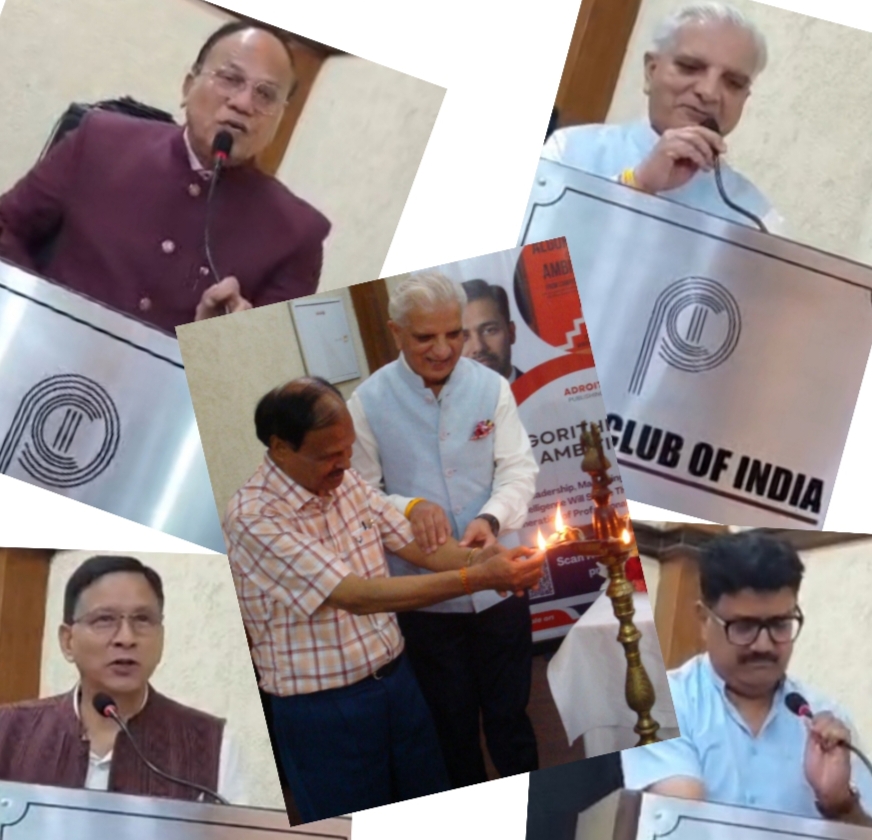 “Algorithm and Ambition: From Campus to C-Suite” Launched at Press Club of India, New Delhi.